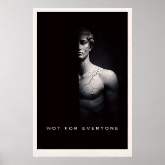 Unterschätzter Minimalist – Motivierende stille Ma Poster