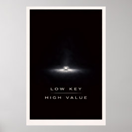 Unterschätzter Minimalist - Motivierende Stille Ma Poster
