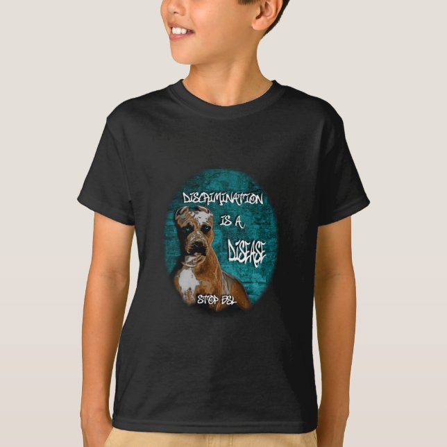 Unterscheidung ist eine Krankheit, Pitbull T-Shirt (Vorderseite)