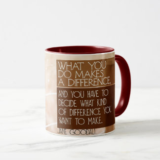 Unterschiede, die Gewollt werden Tasse