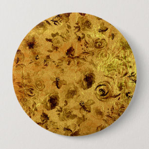 Unterschiedliche Aquarell-Rose Button