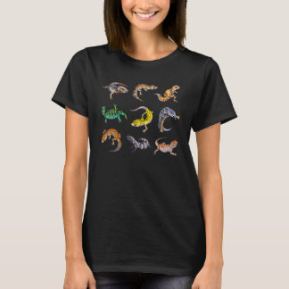 Unterschiedliche Arten von Lizards Boys Kids Girl T-Shirt