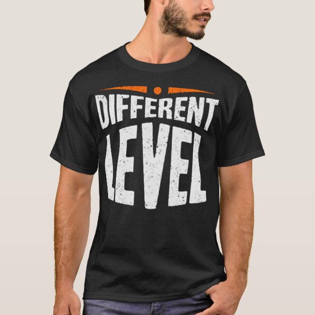 Unterschiedliche Ebene T-Shirt (Vorderseite)