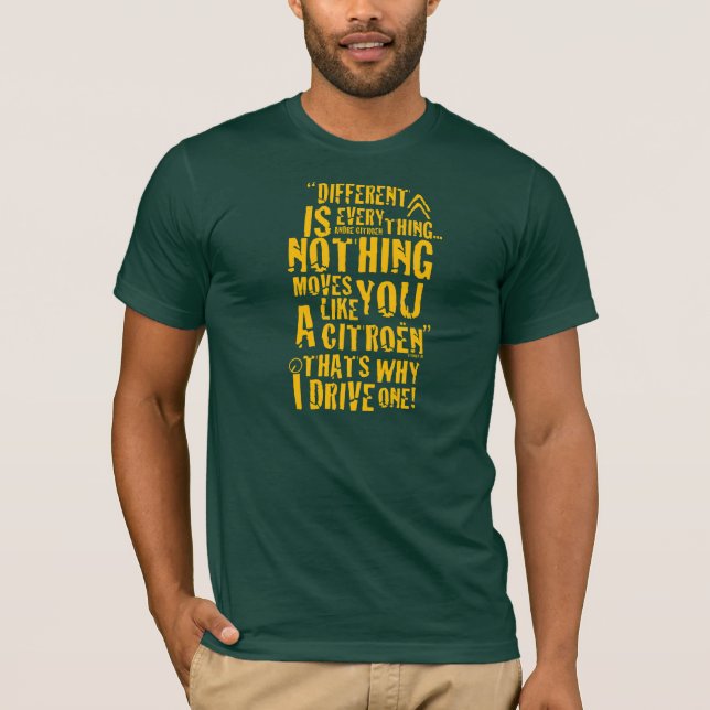 Unterschiedlicher Citroen "ist alles" T - T-Shirt (Vorderseite)