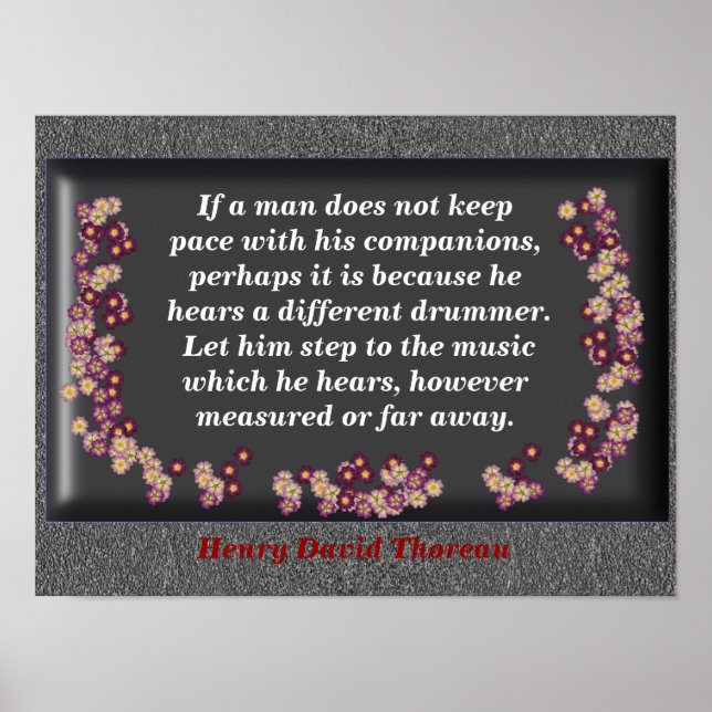 Unterschiedlicher Drummer Poster (Vorne)