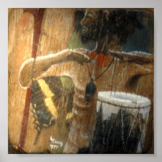 Unterschiedlicher Drummer Poster