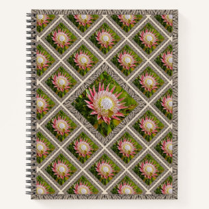 Unterschiedliches Notebook mit hübschen Proteas Notizbuch