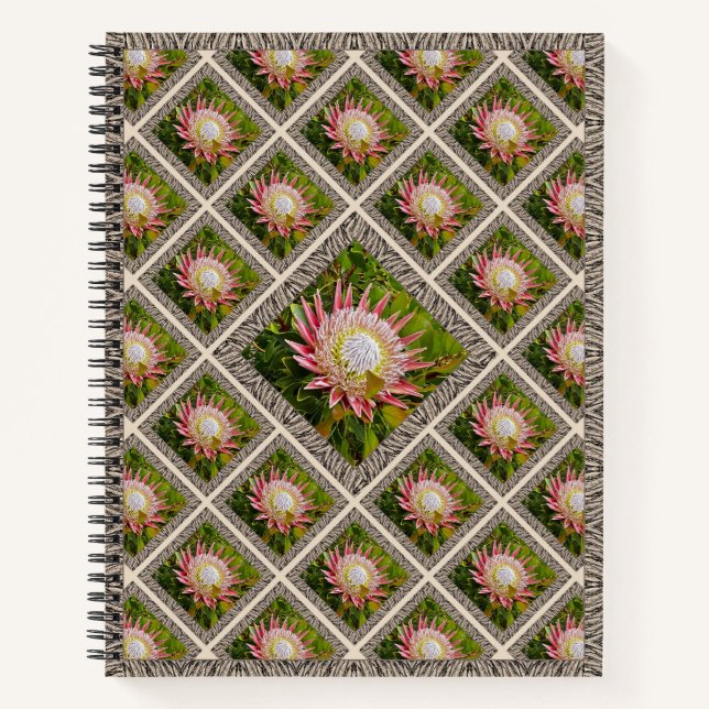 Unterschiedliches Notebook mit hübschen Proteas Notizbuch (Vorderseite)