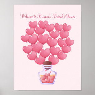Unterschreiben Sie ein Balloon Poster, Bridge, Bab Poster