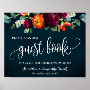 Unterschreiben Sie unser Gästebuch Wedding Wine Na