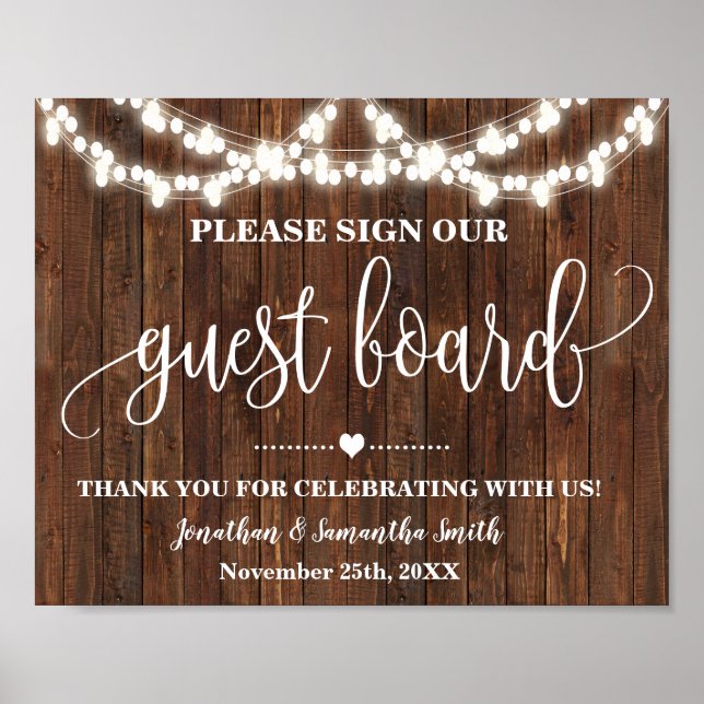Unterschreiben Sie unseren Western Bridal Wedding  Poster (Vorne)