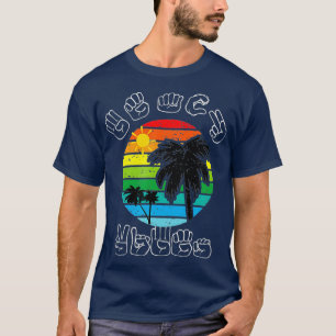 Unterschreiben von ASL Sign Language Clothes Beach T-Shirt