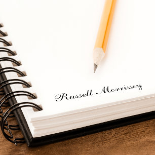 Unterschrift Schrift Permastempel