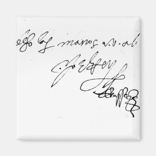 Unterschrift von Dame Jane Grey Magnet