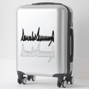 Unterschrift von Donald Trump-Autograph Aufkleber