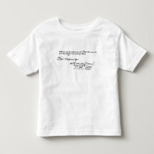 Unterschrift von Johan de Witt Kleinkind T-shirt