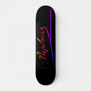 Unterschrift von Neon Napoleon Skateboard