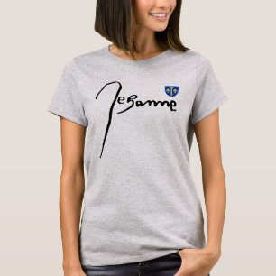 Unterschrift/Wappen von Jeanne d'Arc T-Shirt