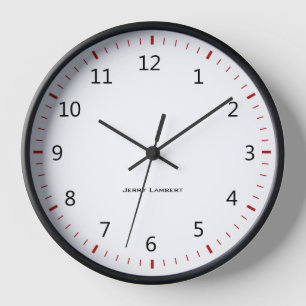 Unterschriften-Wanduhr 2 Wanduhr