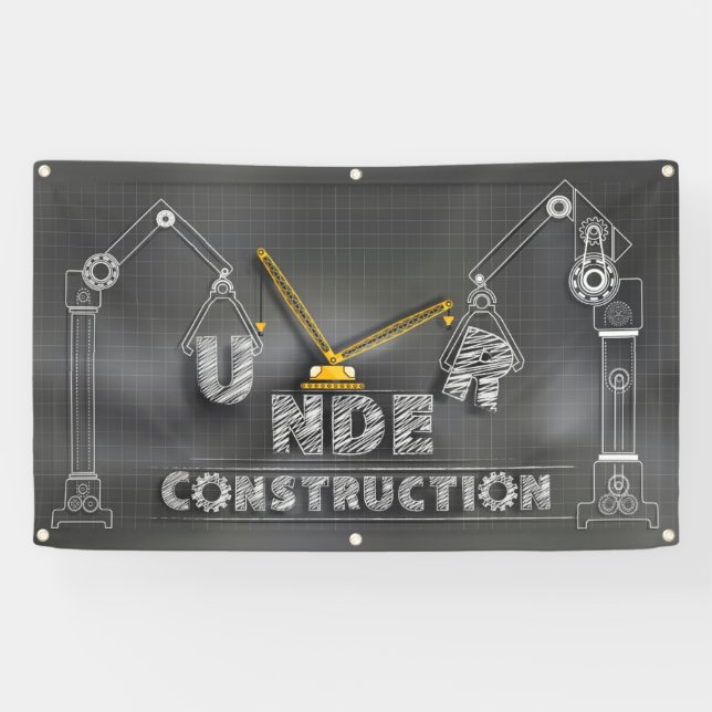 Unterschriftszeichen auf dem Banner auf der Tafel (Horizontal)