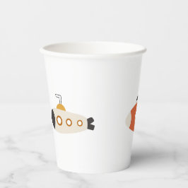 Unterseeboot-Party Pappbecher