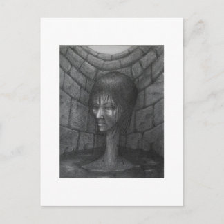 Unterseite des Brunnens Postkarte