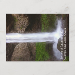 Unterseite von Latourell Falls, OR Postkarte