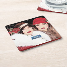 Untersetzer 1 Burg (Winter Red 2) RFPMDesign ©️ 20