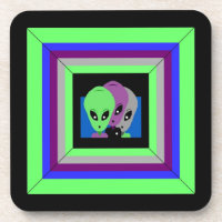 Untersetzer-alien Tres