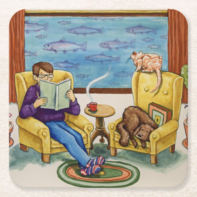 Untersetzer am Regentag (Vorderseite)