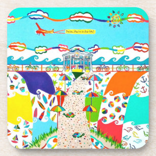 Untersetzer an der Seepromenade