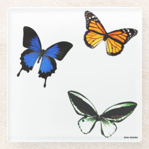 Untersetzer aus Butterfly-Pattern