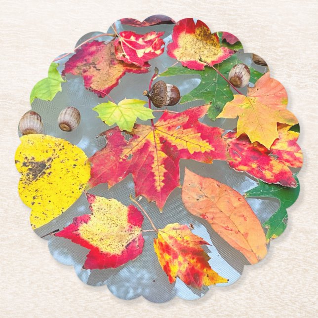 Untersetzer aus dem Herbst (Vorderseite)