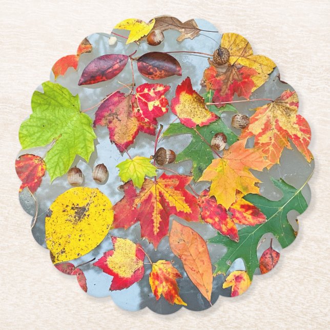 Untersetzer aus dem Herbst (Vorderseite)