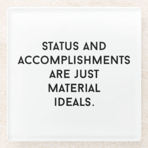 Untersetzer aus Glas