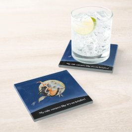 Untersetzer aus Glas, Rotzunge