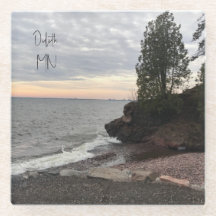 Untersetzer aus Glas, Uferpromenade in Duluth