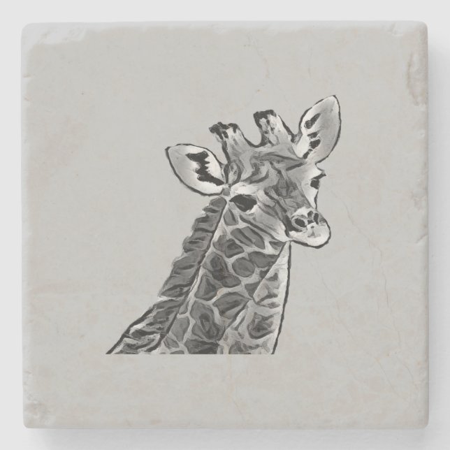 Untersetzer aus Graustein (Vorderseite)