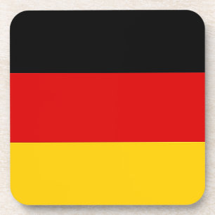 Untersetzer aus hartem Kunststoff mit der Flagge D