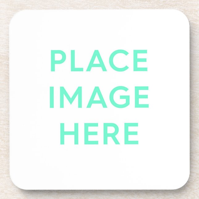 Untersetzer aus Hartkunststoff mit Korkrückenversc (Vorderseite)