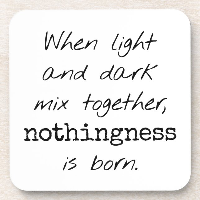 Untersetzer aus hellem und dunklem Kunststoff (Vorderseite)