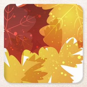 Untersetzer aus Herbstlebepapier