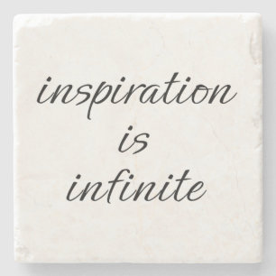 Untersetzer aus Inspirationsmarbelstein