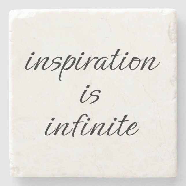 Untersetzer aus Inspirationsmarbelstein (Vorderseite)