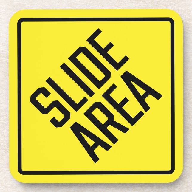 Untersetzer aus Kunststoff, Schiebefläche (Vorderseite)