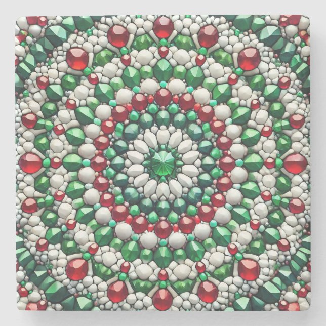 Untersetzer aus Naturstein mit italienischen Farbe (Vorderseite)