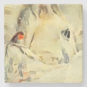 Untersetzer aus Pferdestein