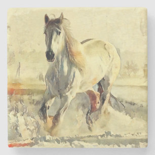 Untersetzer aus Pferdestein