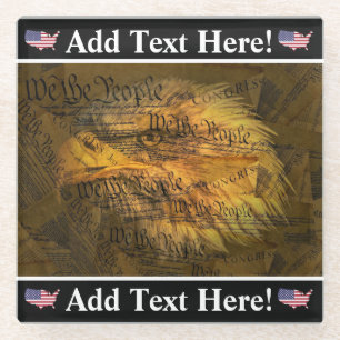 Untersetzer Bald Eagle Glass