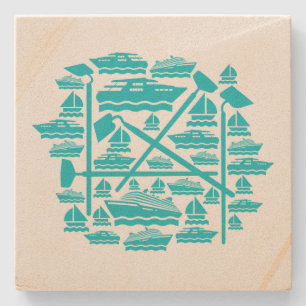 Untersetzer Boote & Hoes Stone